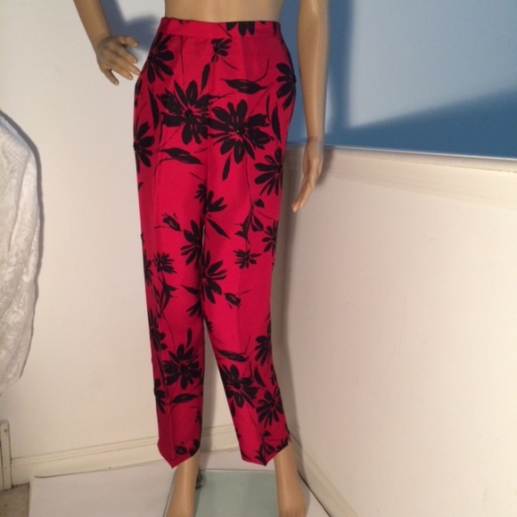 100% Silk Pants with beaded accents Cruise Wear 6 - Picture 4 of 8